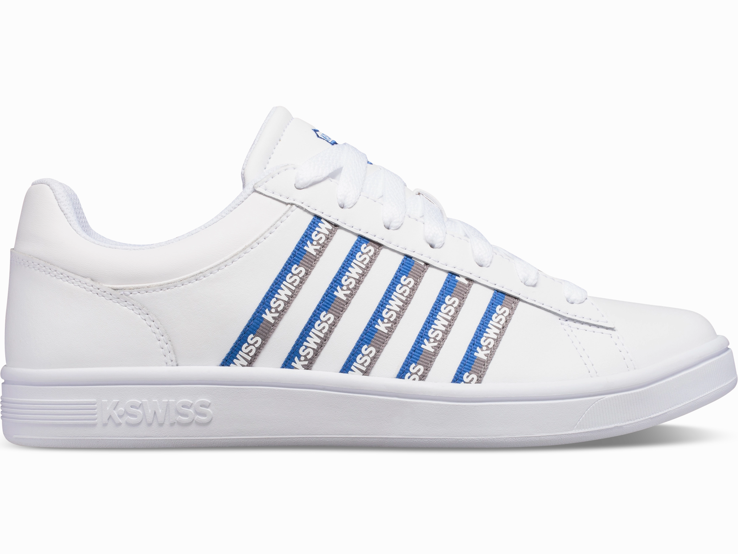 06933-143-M | COURT WINSTON TAPE | WHITE/LAPIS BLUE/STINGRAY