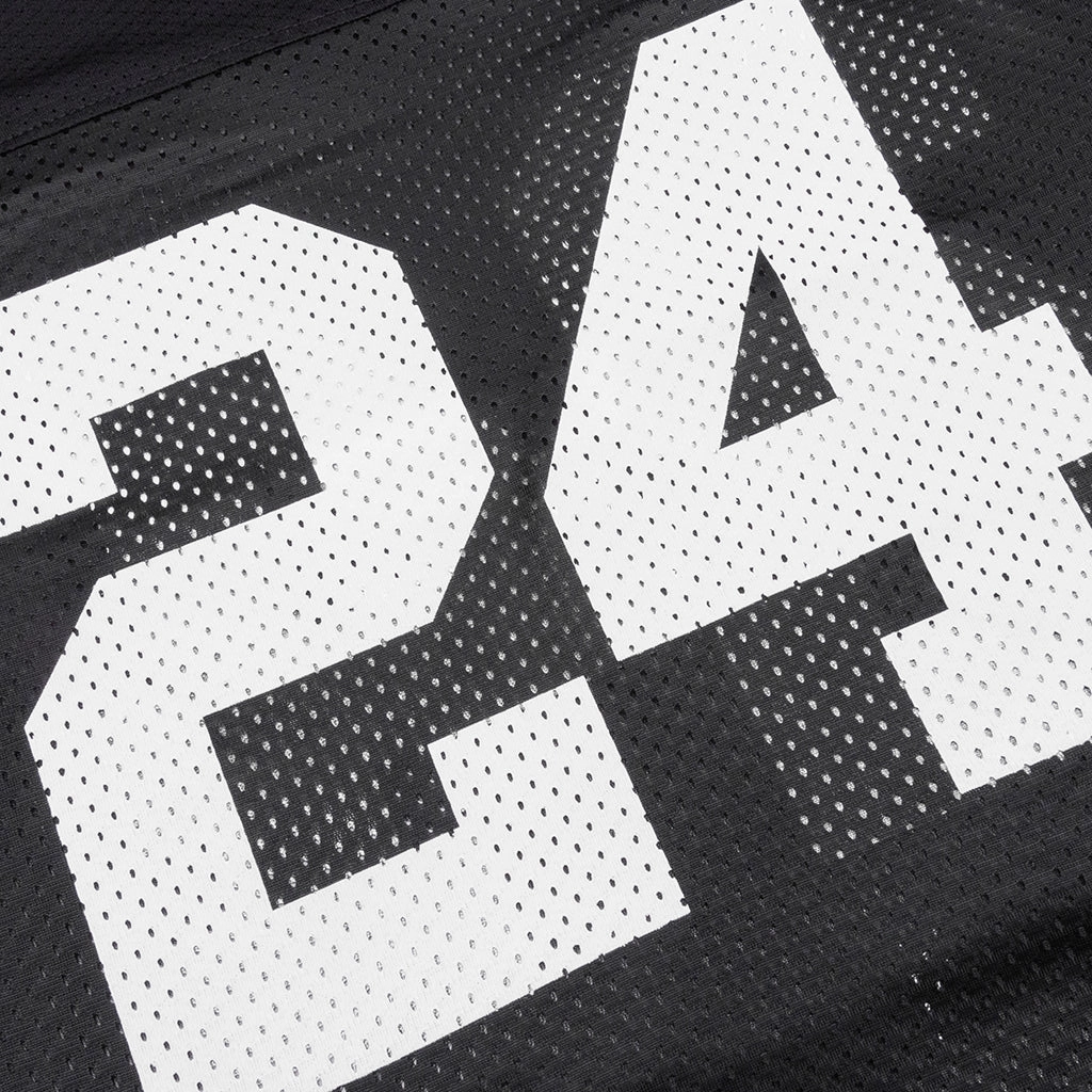 24 Mesh Boxy Jersey - Black