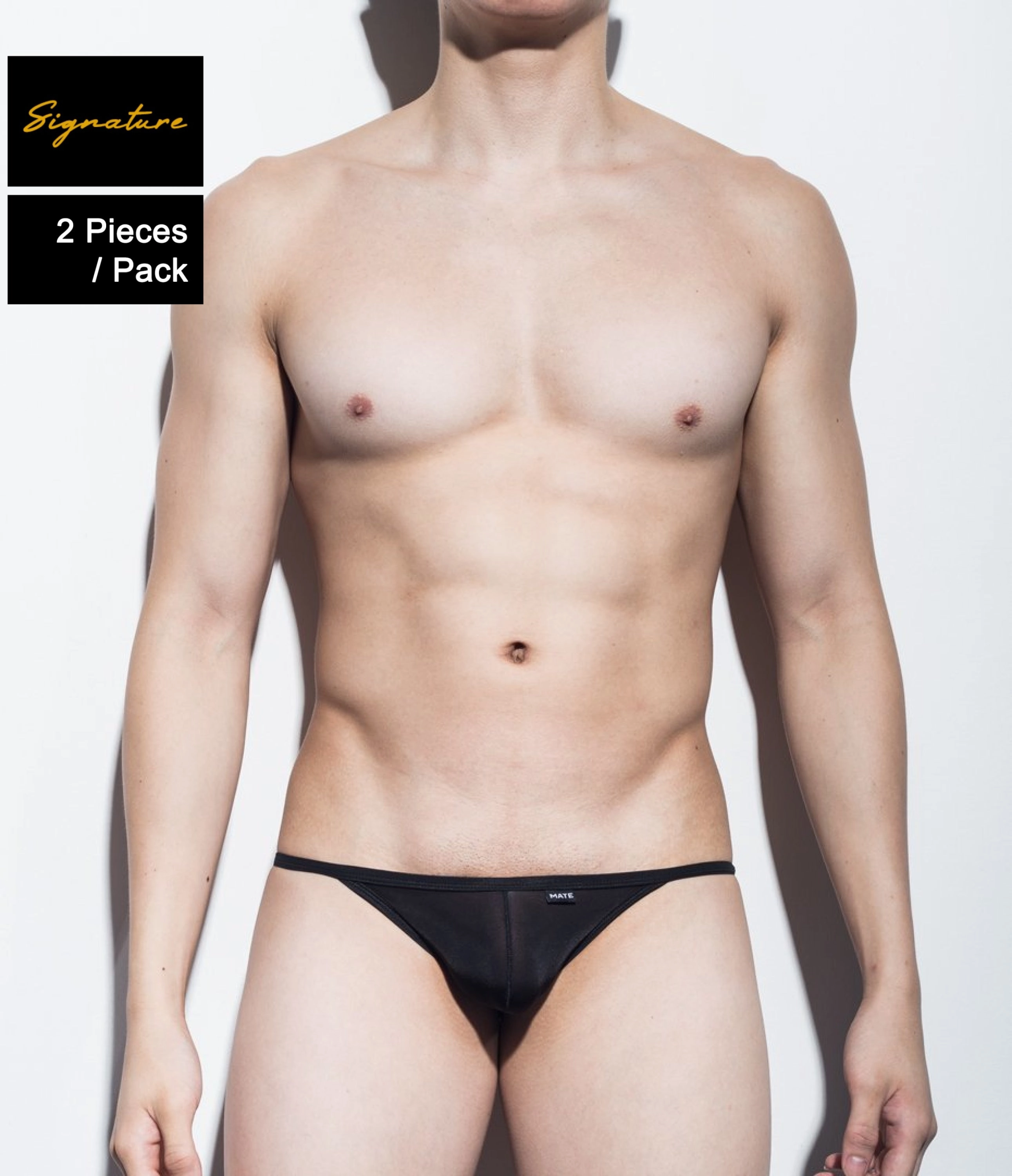 2pc/Pack Sexy Men's Underwear Signature Mini Jock - Hwan Ha (Ultra Thin Nylon Series)