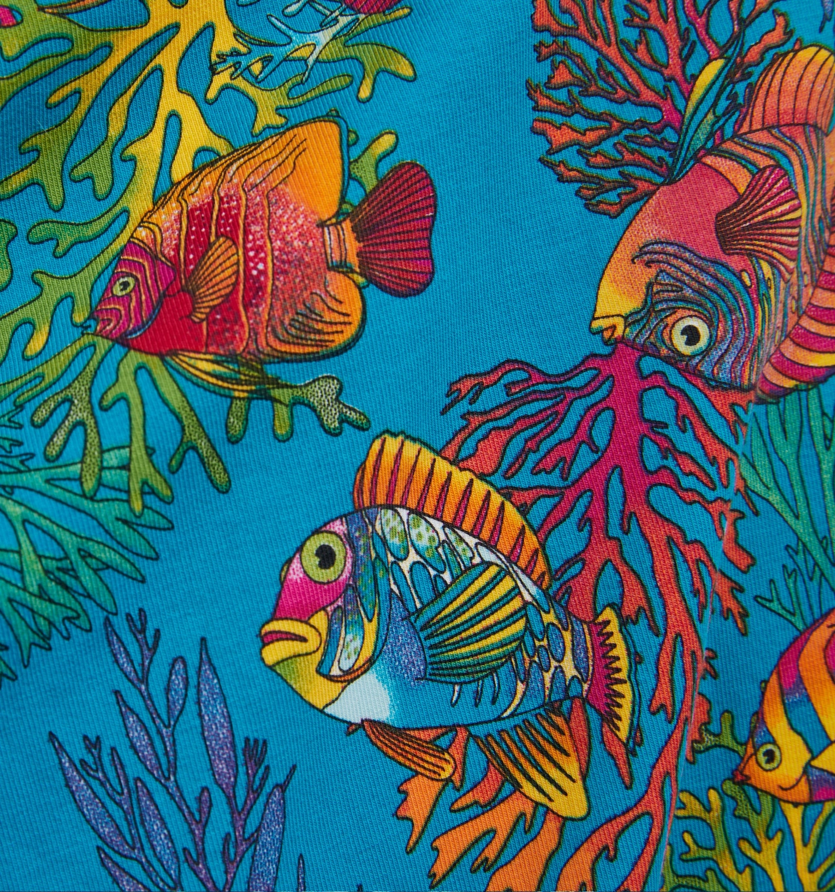 4.5" Trunks - Rainbow Fish