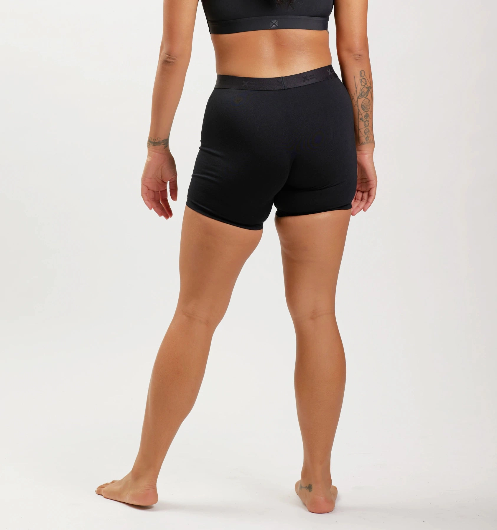 6" Fly Boxer Briefs - Retro White