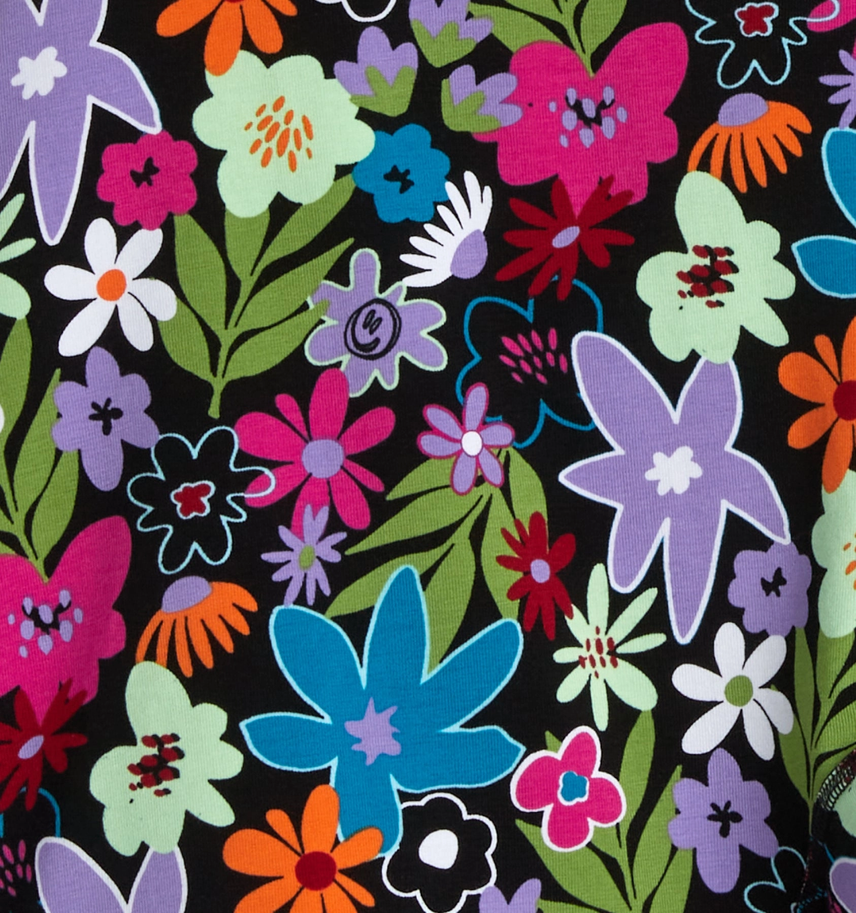 6" No Fly Boxer Briefs - Groovy Garden