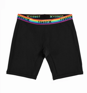 9" Boxer Briefs - Black Rainbow