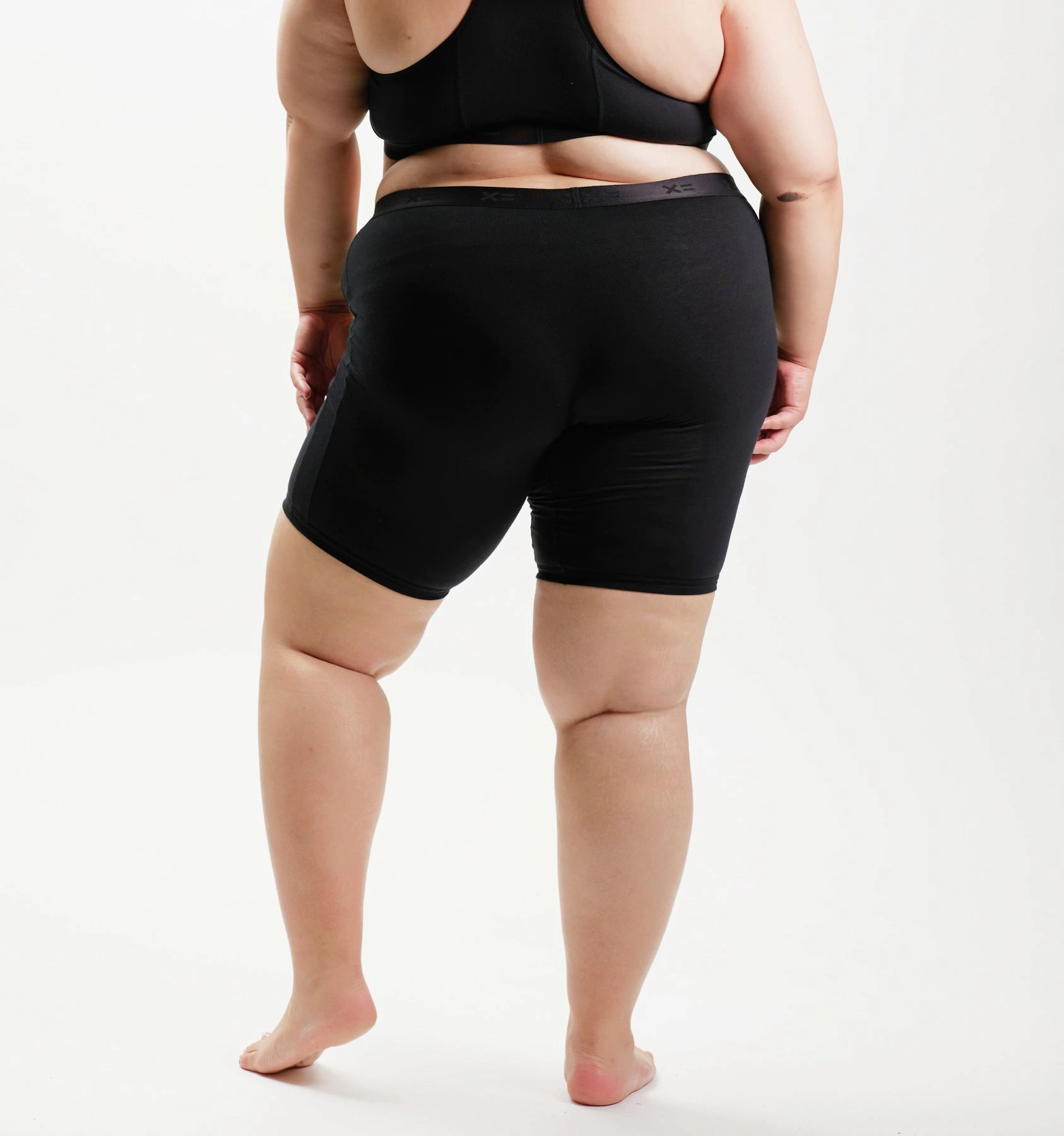 9" Boxer Briefs - X= Black