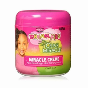 African Pride Dream Kids Olive Miracle - Miracle Creme Anti-Breakage Hair - 6 oz