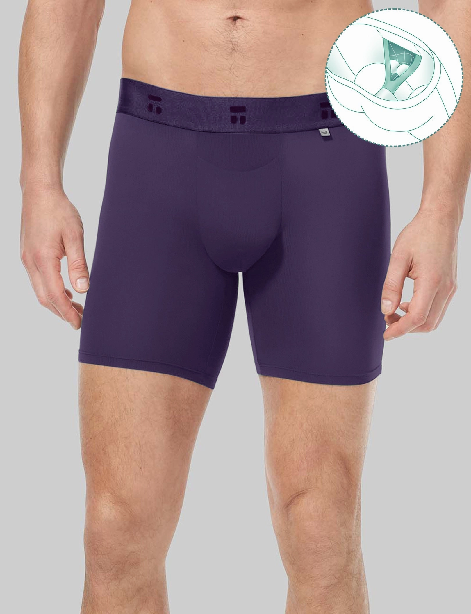 Air Mid-Length Boxer Brief 6"