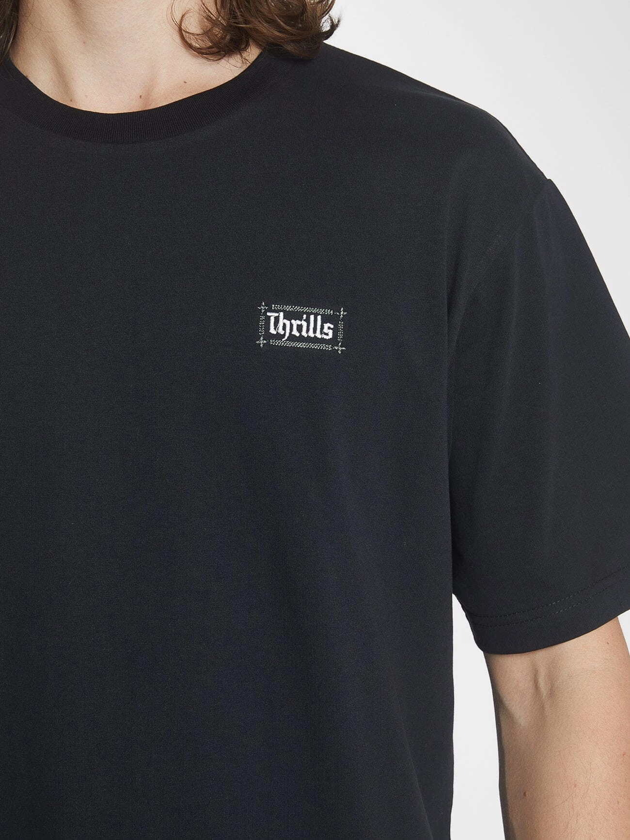 Arch Oversize Fit Tee - Black