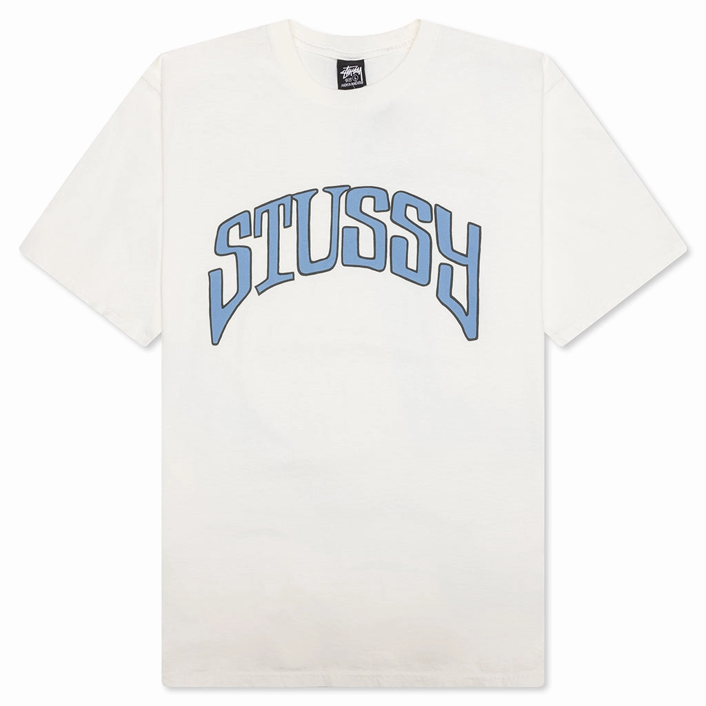 Arched Pigmented Dyed Tee - Natural