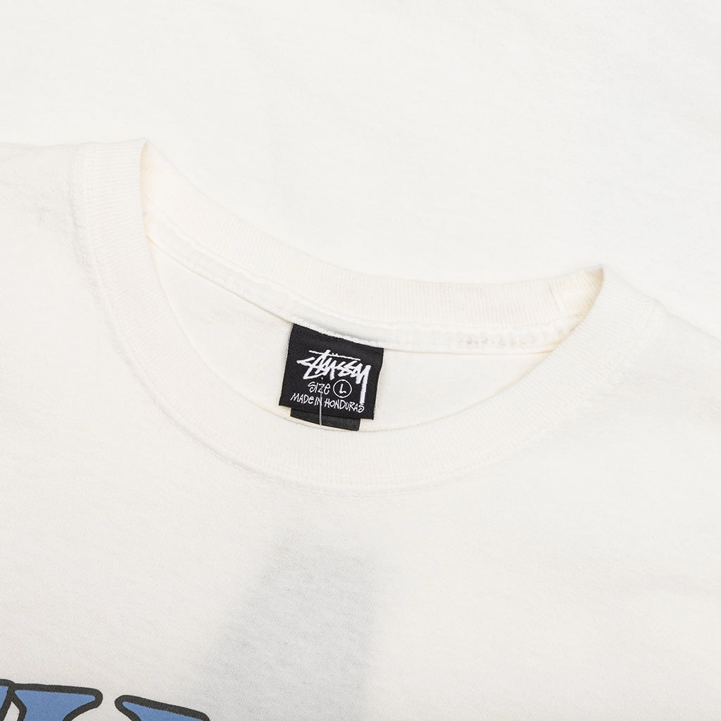 Arched Pigmented Dyed Tee - Natural