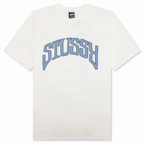 Arched Pigmented Dyed Tee - Natural