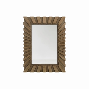 Ardley Sunburst Mirror - Hatteras Gray