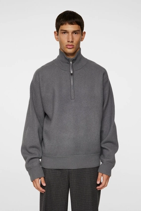Bon Boiled Wool Quarter Zip