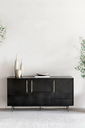 Bronson Credenza (BLK) | STOCK