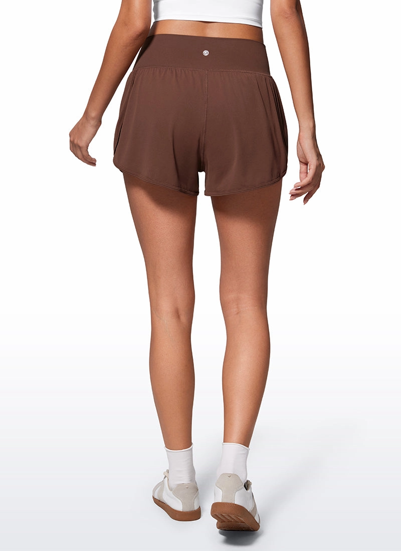 Butterluxe-Light High Waisted Dolphin Shorts 2.5"