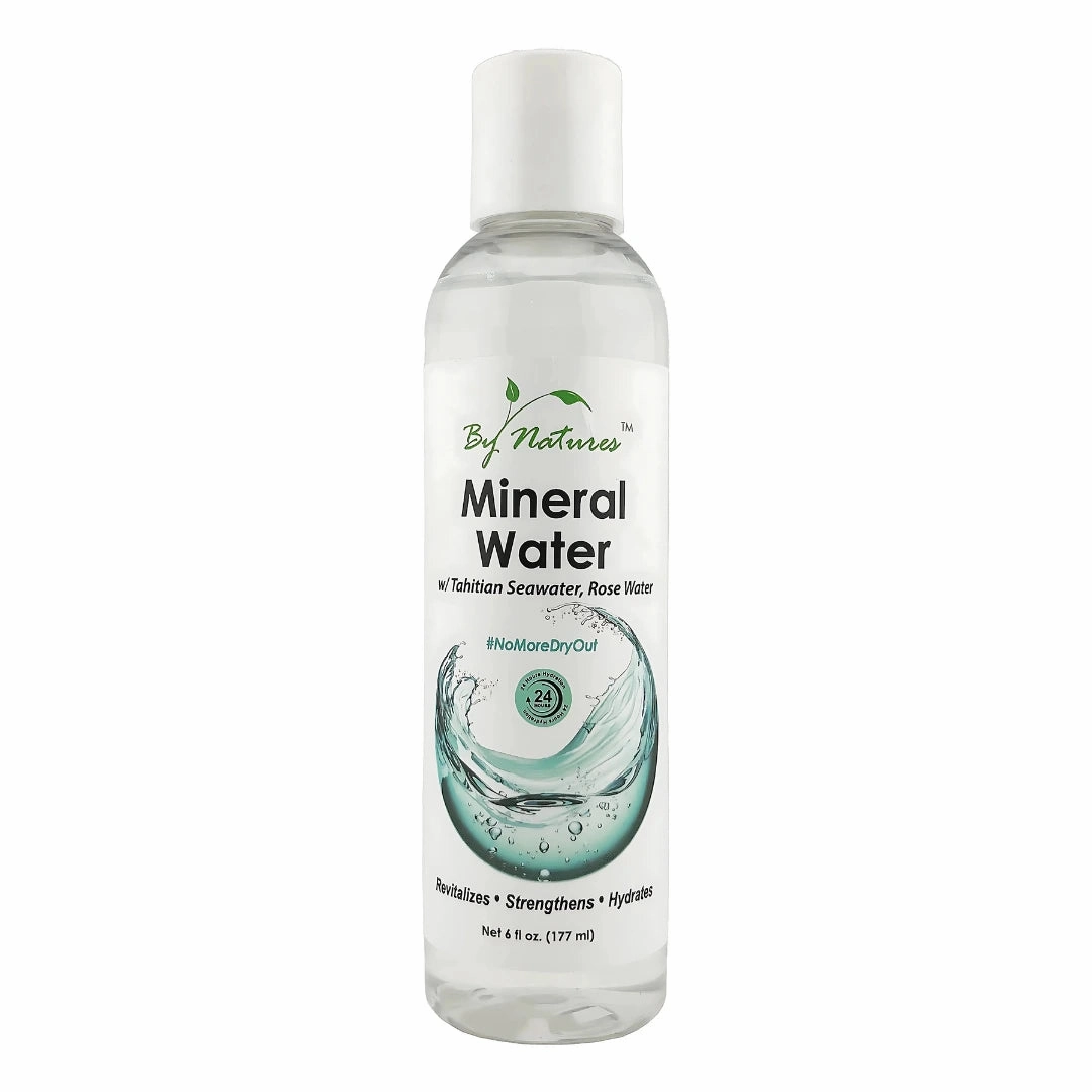 By Natures Mineral Water with Tahitian Seawater and Rose Water - 6 oz