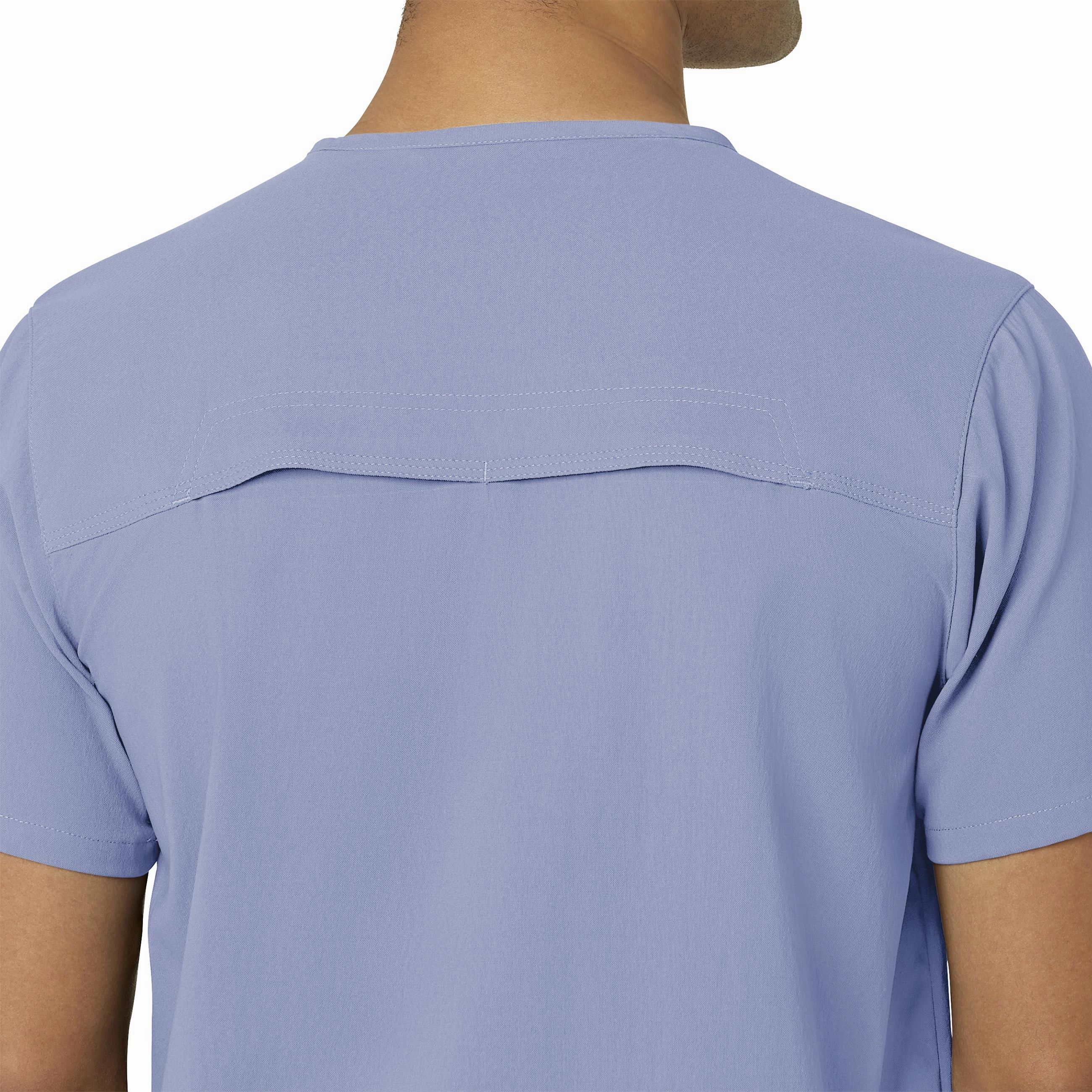 Carhartt Rugged Flex Peak Men's 5-Pocket V-Neck Scrub Top - Ceil Blue