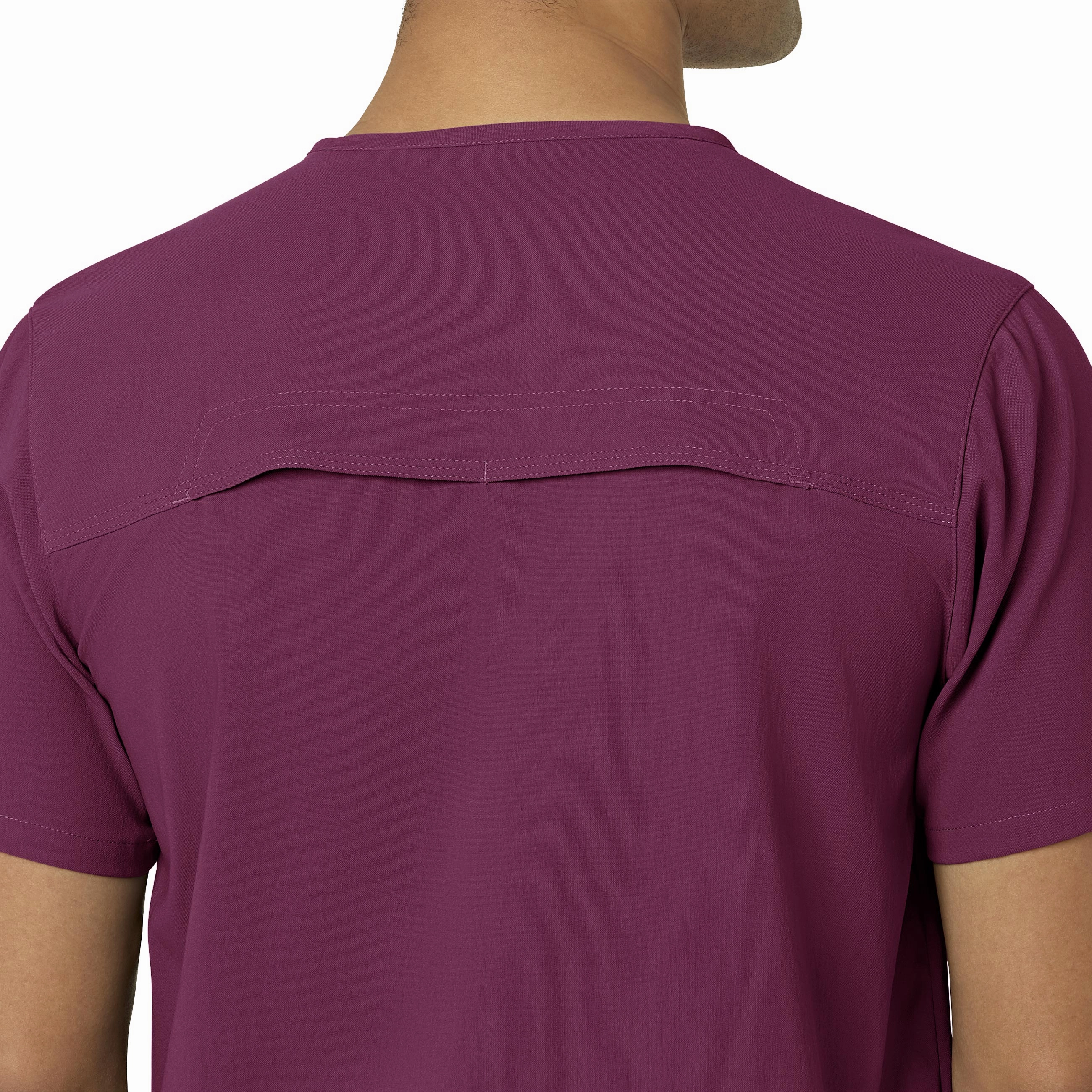 Carhartt Rugged Flex Peak Men's 5-Pocket V-Neck Scrub Top - Wine
