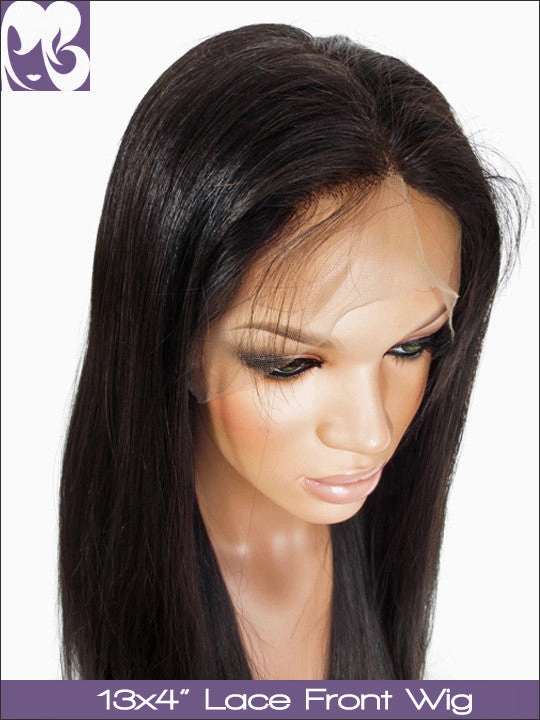 Clearance LACE FRONT WIG: Silky Straight  Natural Color