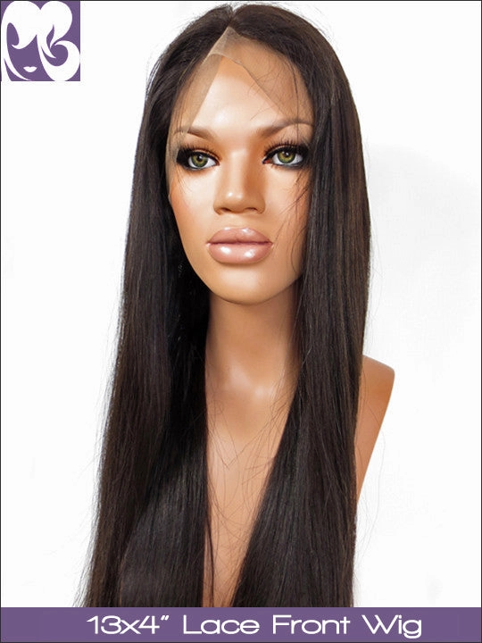 Clearance LACE FRONT WIG: Silky Straight  Natural Color