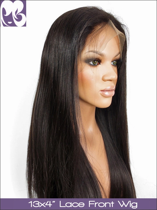 Clearance LACE FRONT WIG: Silky Straight  Natural Color
