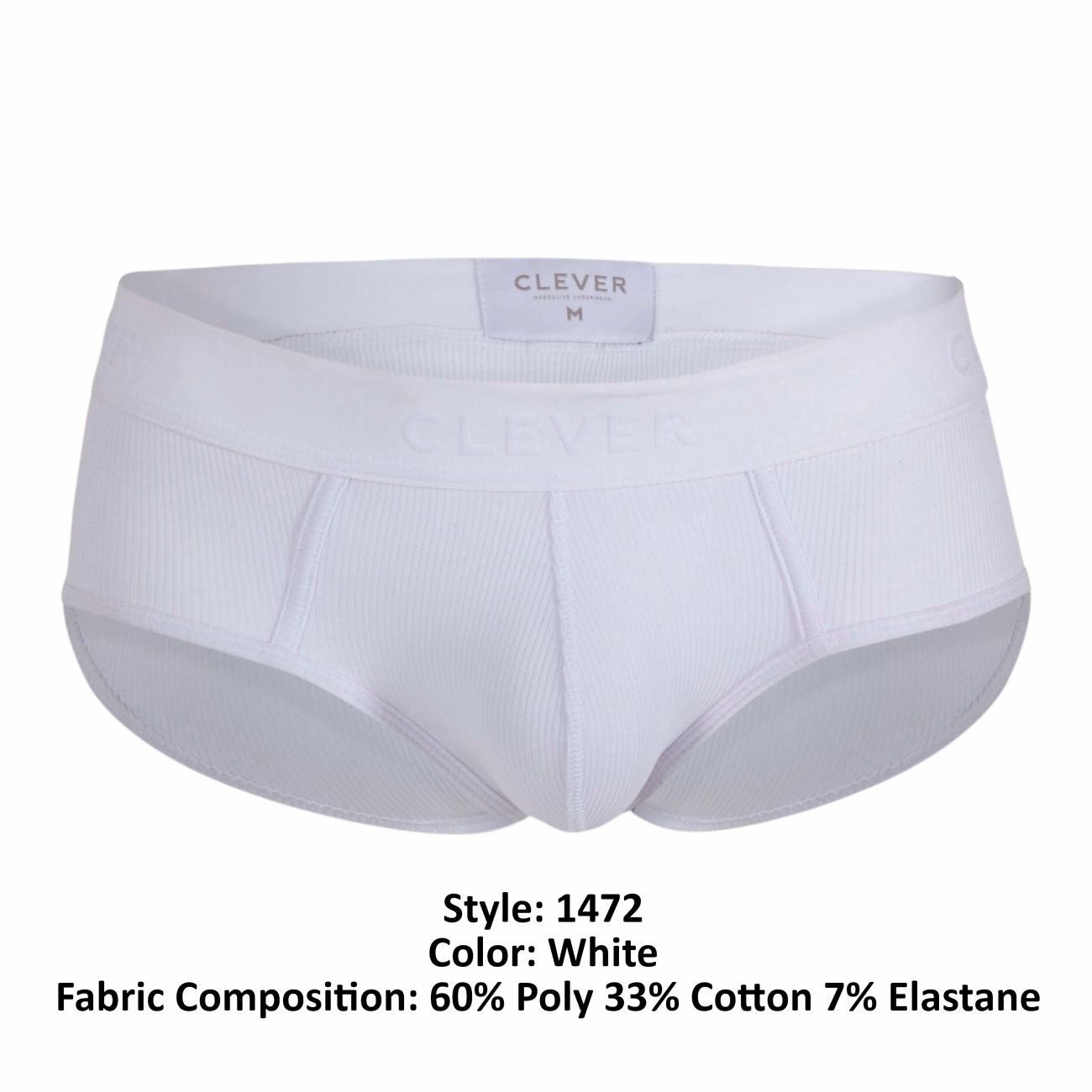 Clever 1472 Heavenly Briefs Color White