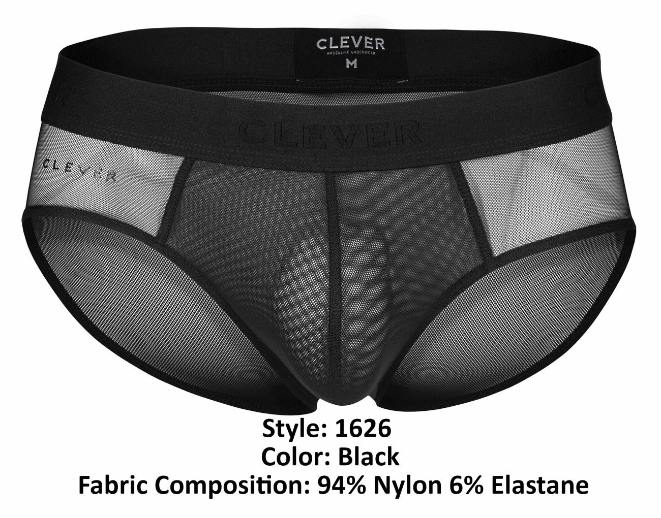 Clever 1626 Yin Yang Briefs Color Black