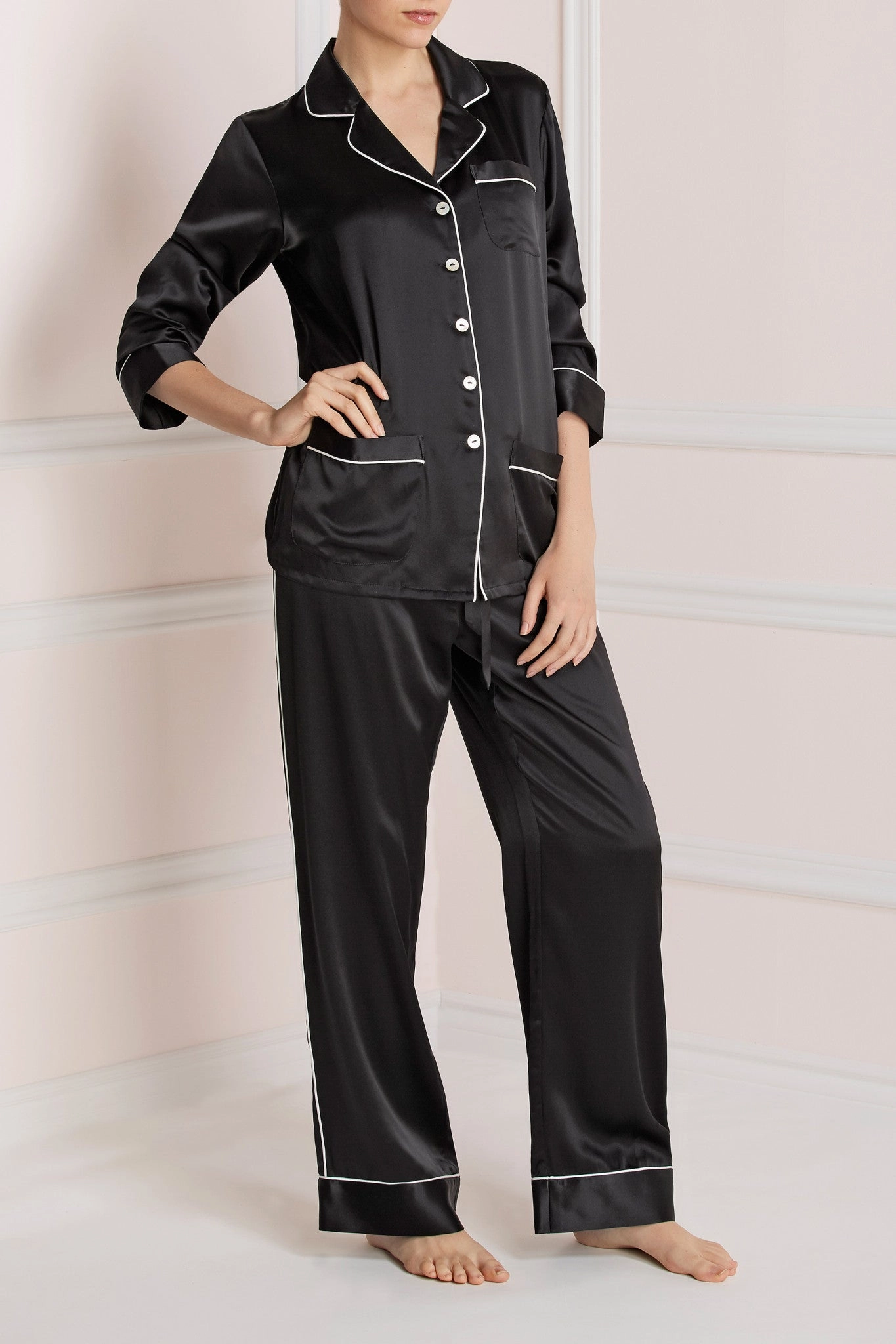 Coco Jet Black Pyjama