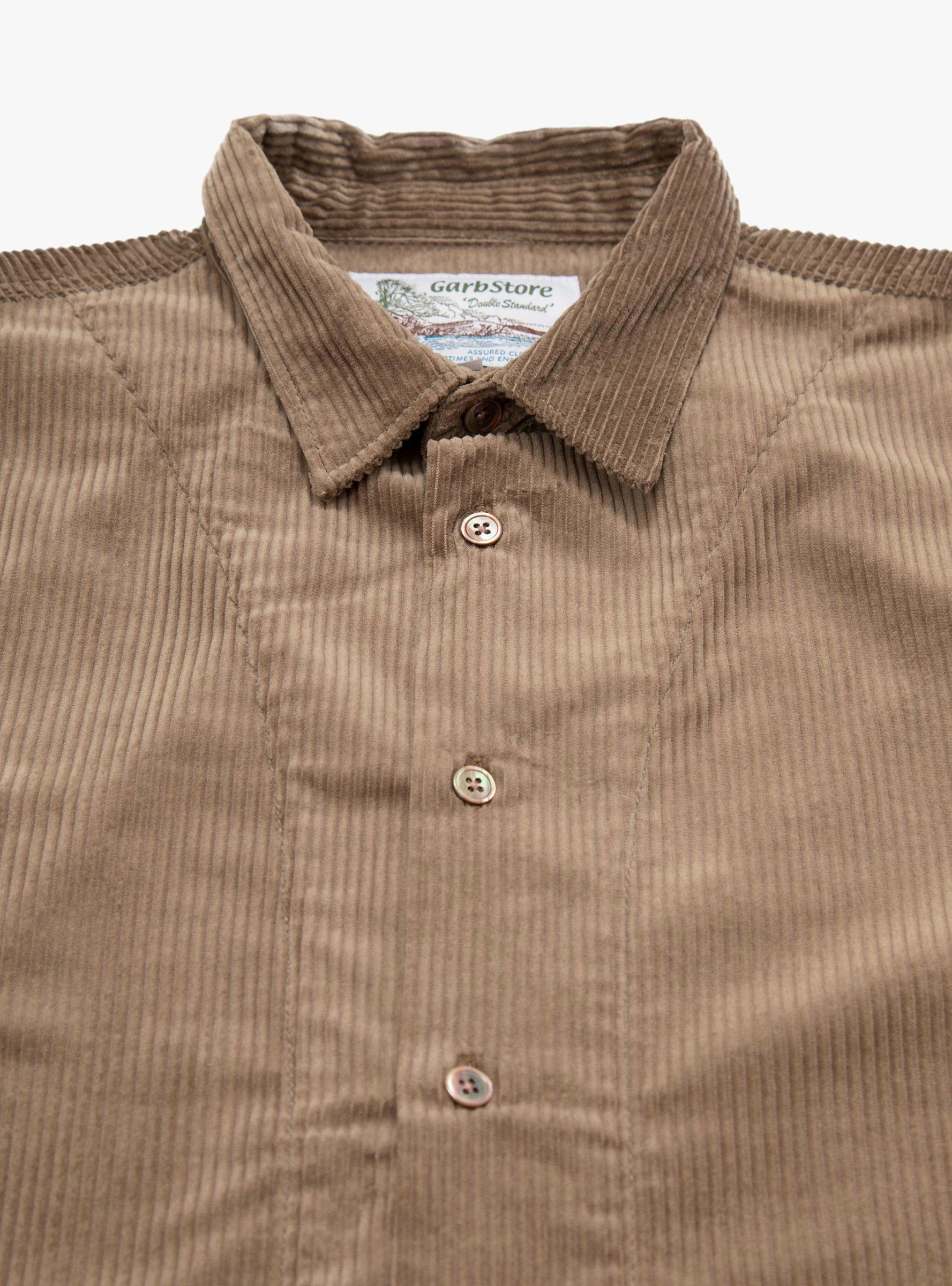 Cord Shirt Stone