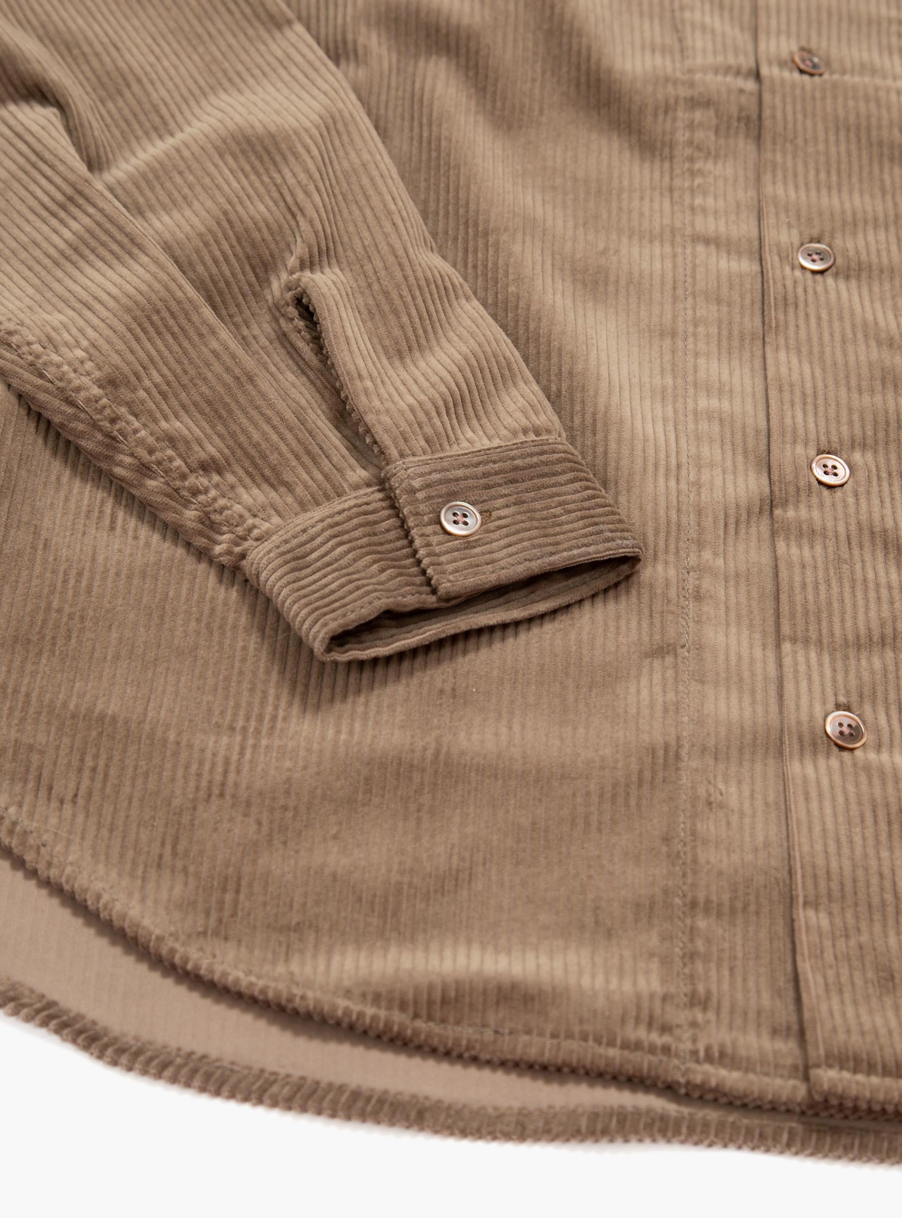 Cord Shirt Stone