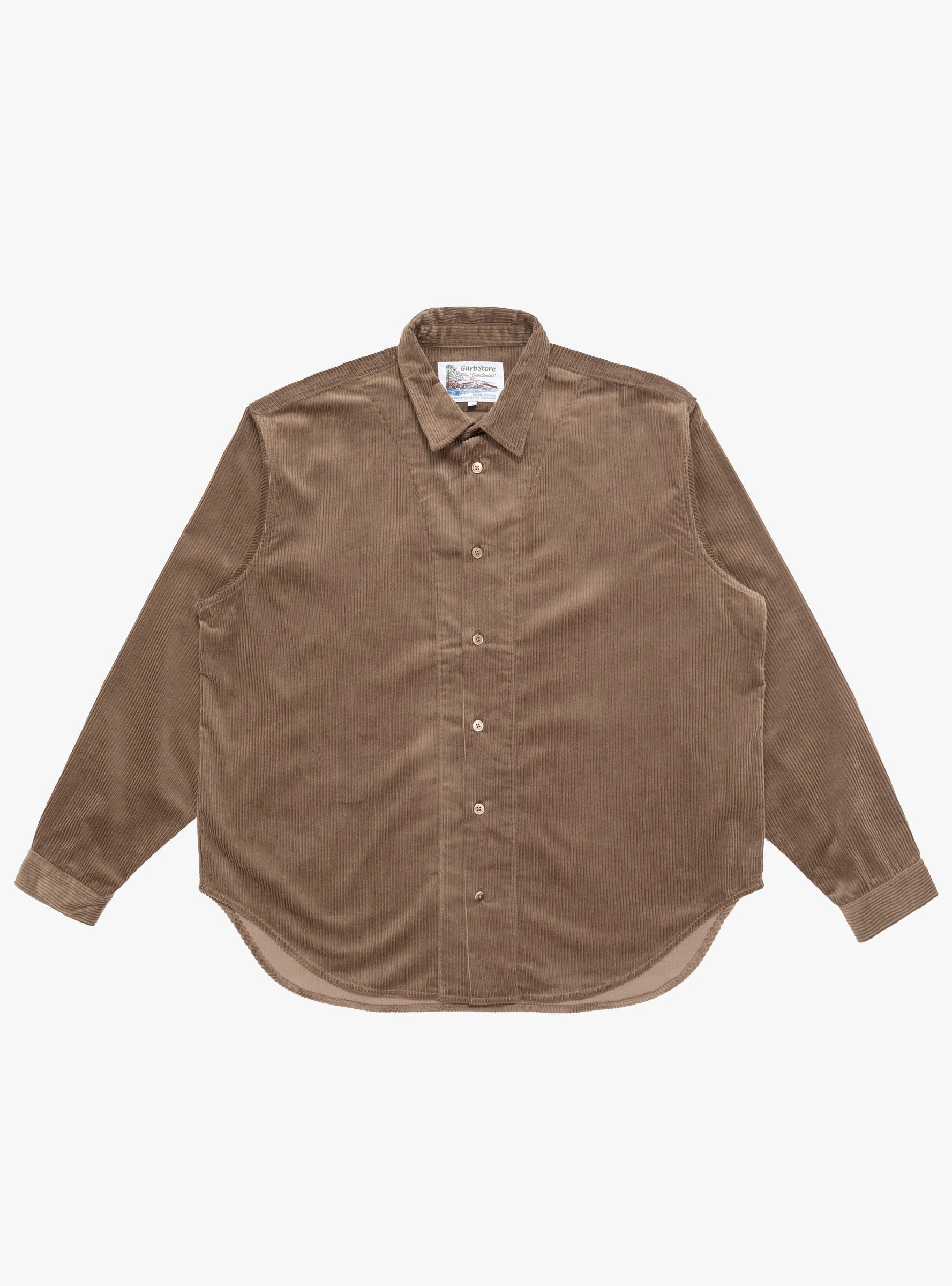 Cord Shirt Stone