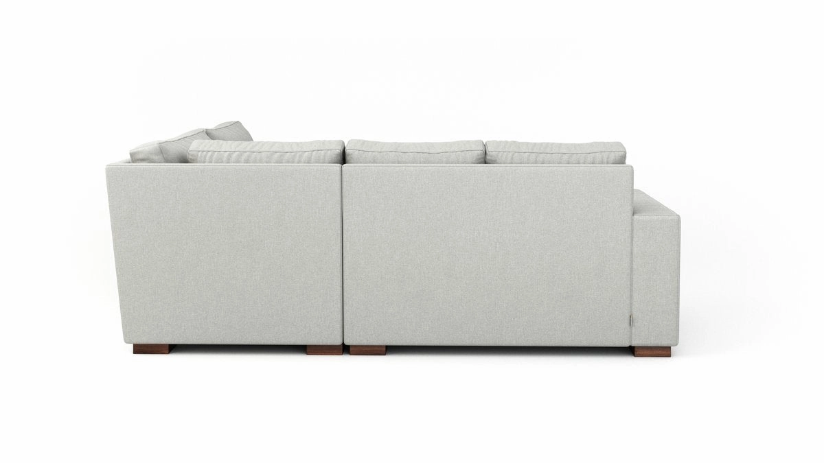 Couch Potato Lite Sectional with Bumper (Extra Deep)
