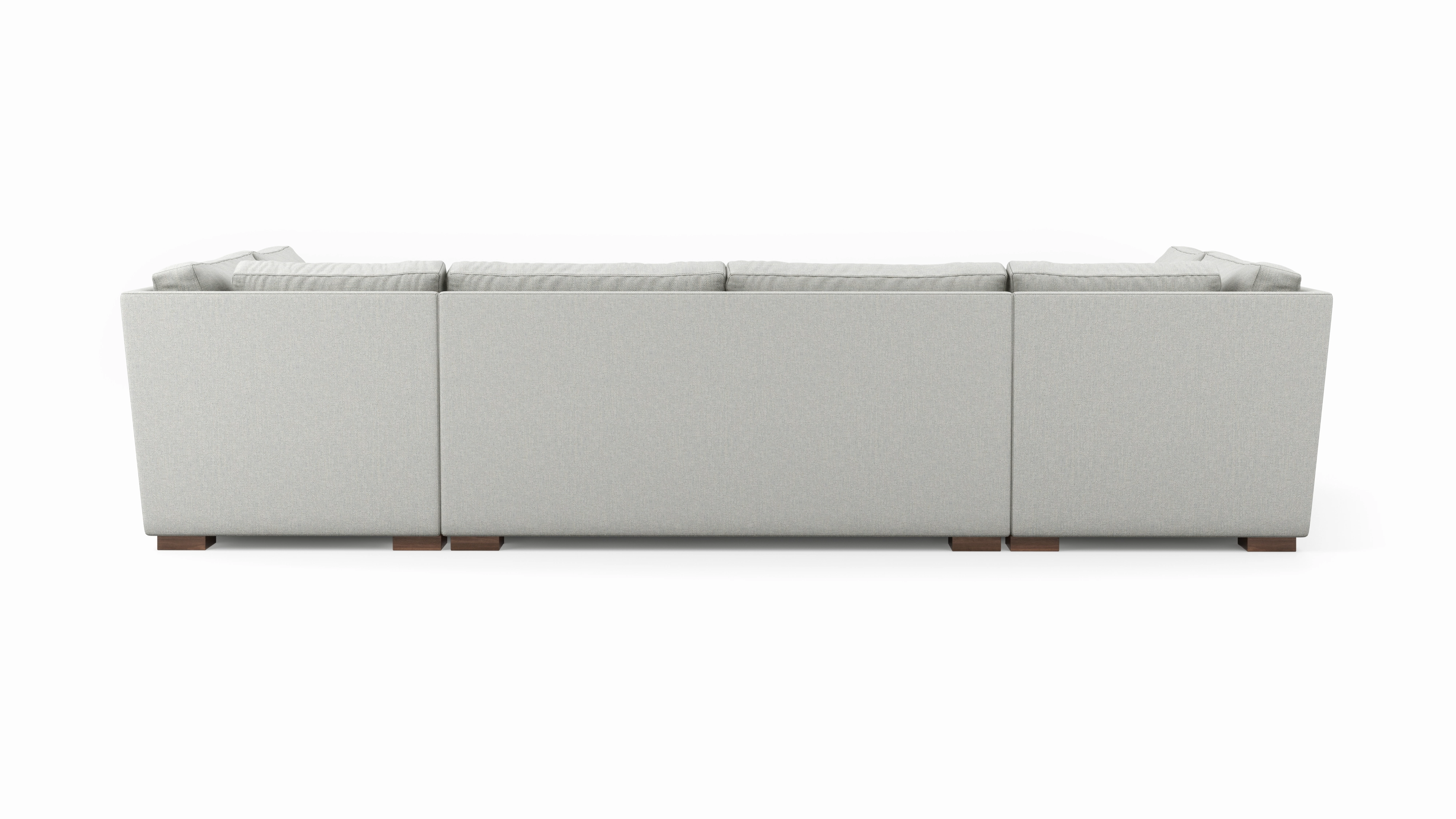 Couch Potato U-Shaped Bumper Sectional (Extra Deep)