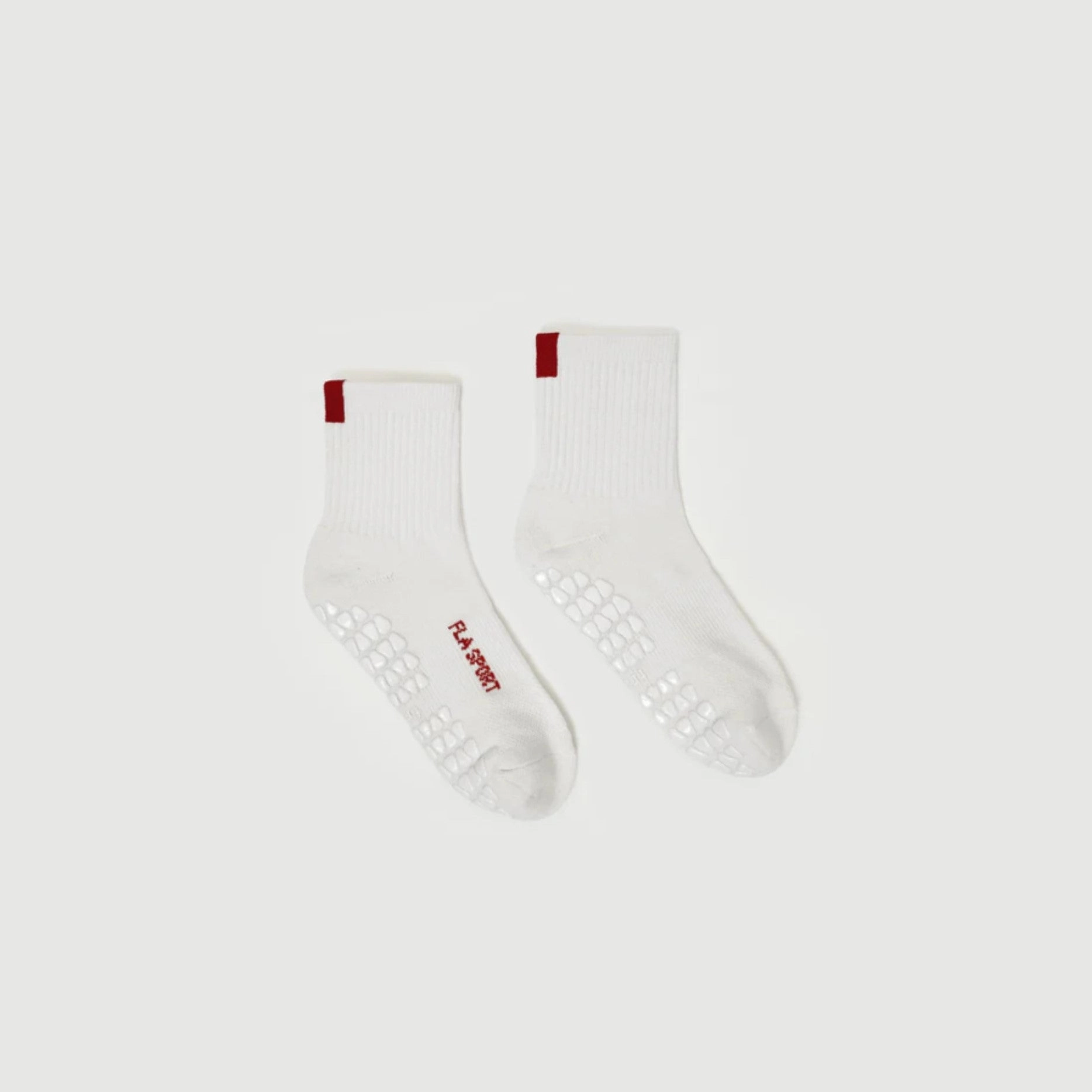Crimson Sport Ankle Grip Socks - (Barre/Pilates)
