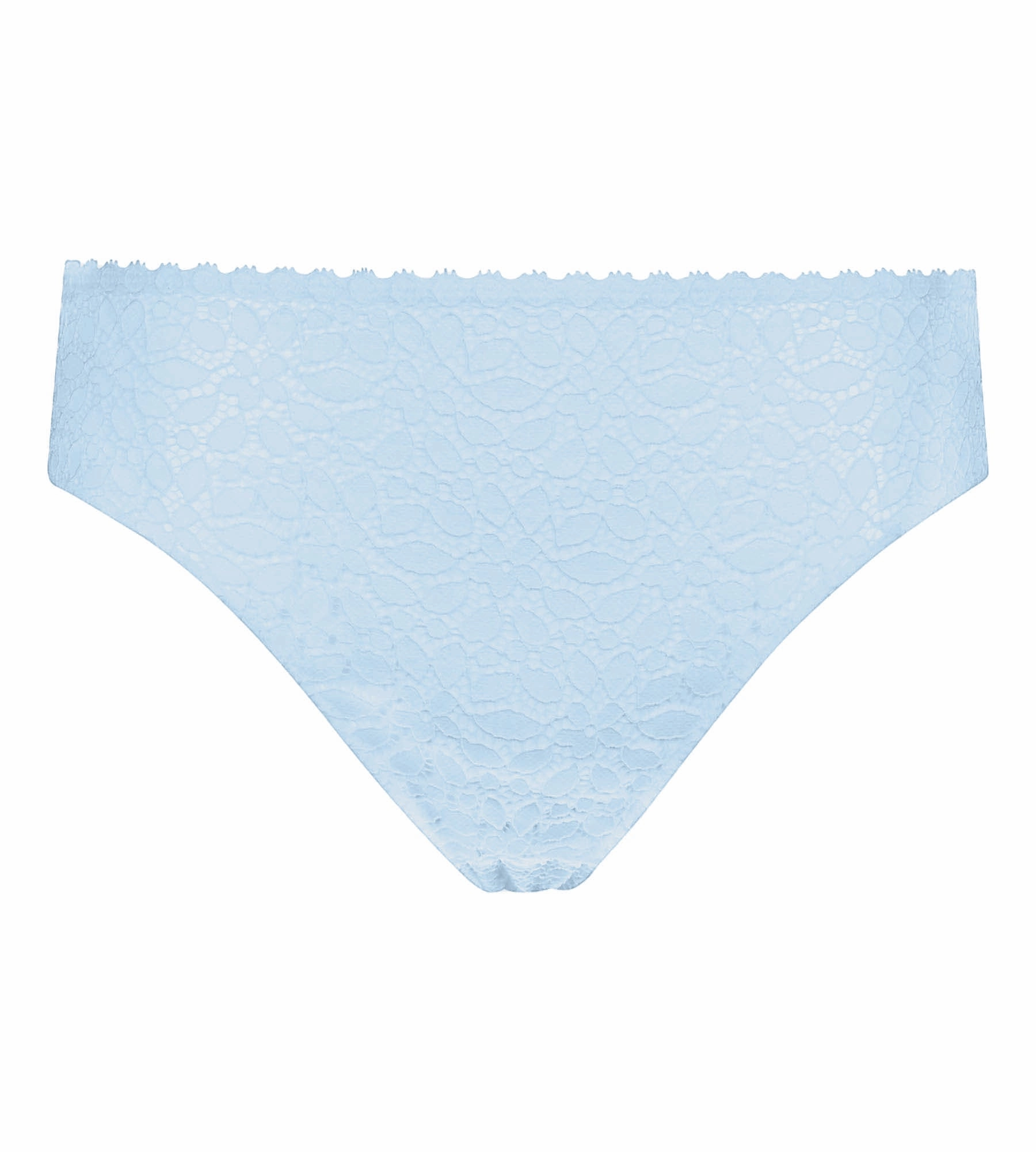 Culotte femme en dentelle florale Bleu Chemise Dim Daily Dentelle