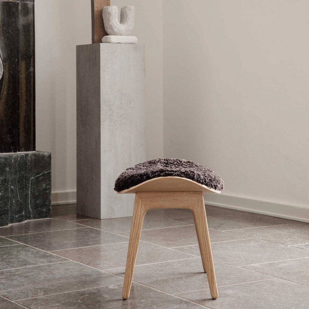 Elephant Lounge Stool - Seat Upholstered