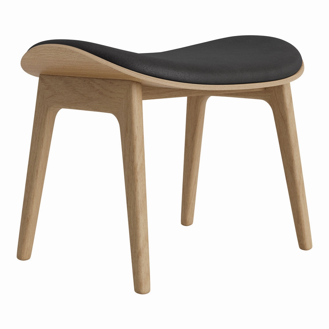 Elephant Lounge Stool - Seat Upholstered