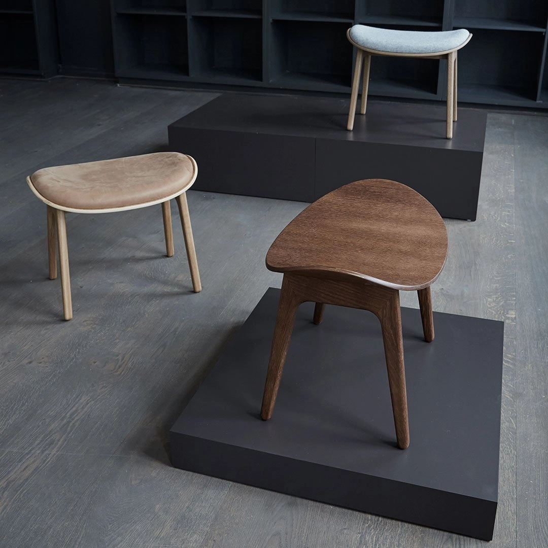 Elephant Lounge Stool - Seat Upholstered