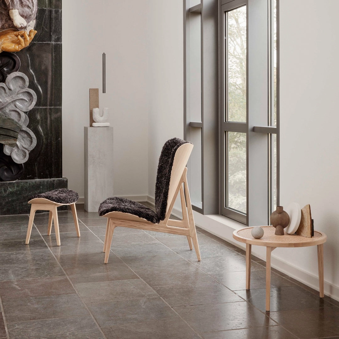 Elephant Lounge Stool - Seat Upholstered