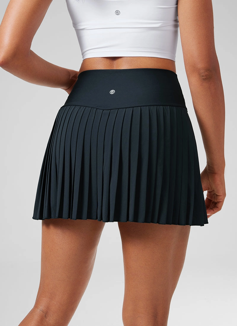 Feathery-Fit Soft High Waist Pleated Tennis Skirt 14''
