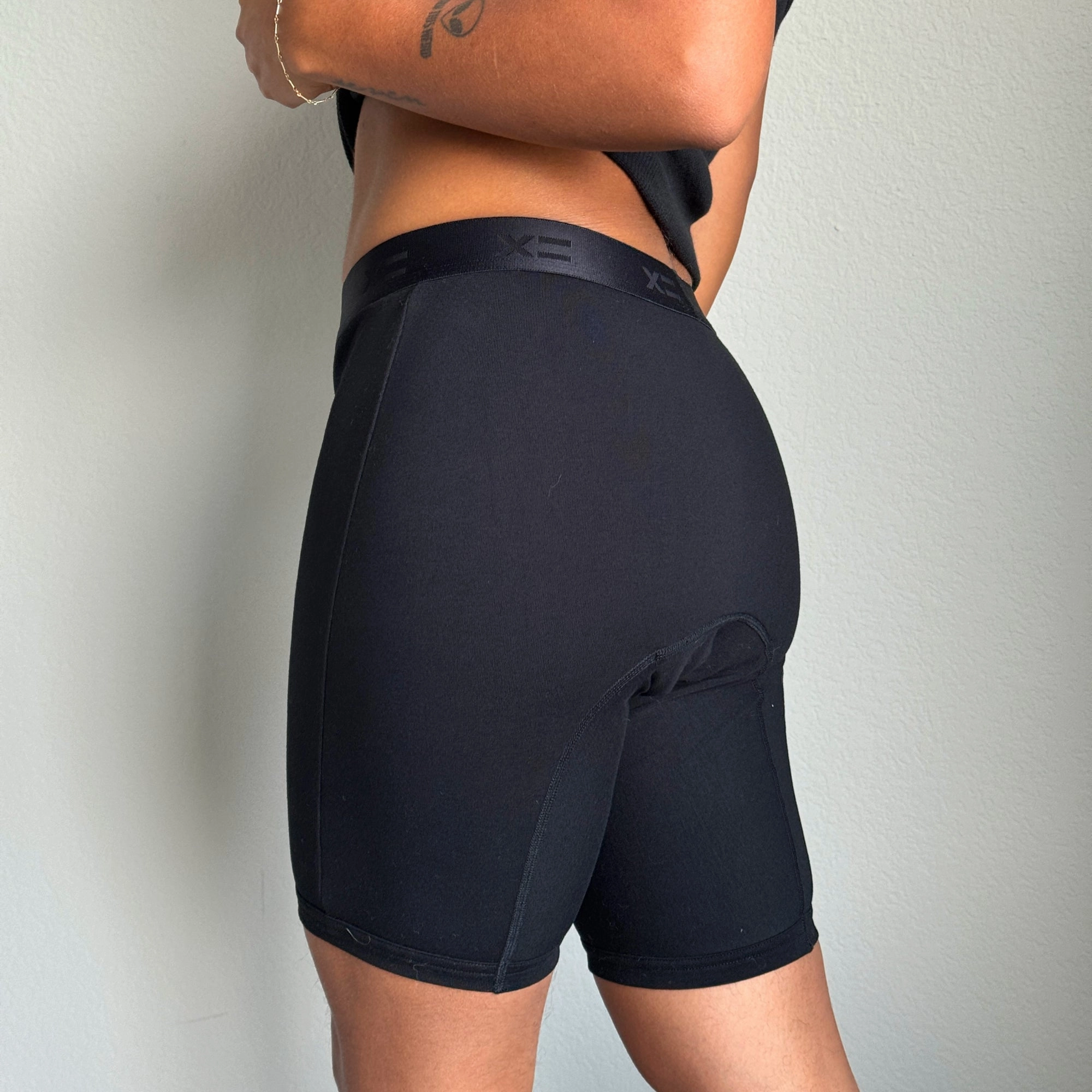 First Line Period 9" Boxer Briefs - X= Black