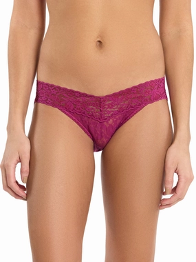 Flora Lace V-kini Picking Plums Pink