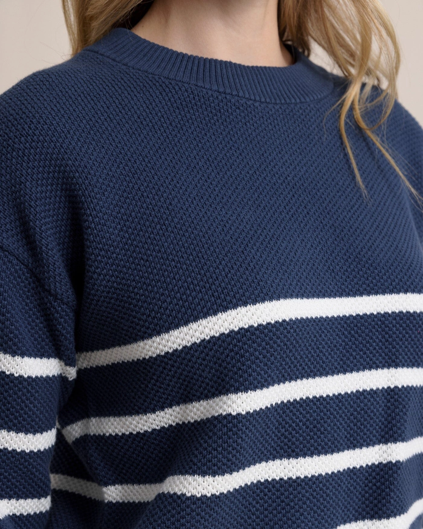 Haisley Stripe Crewneck Sweater
