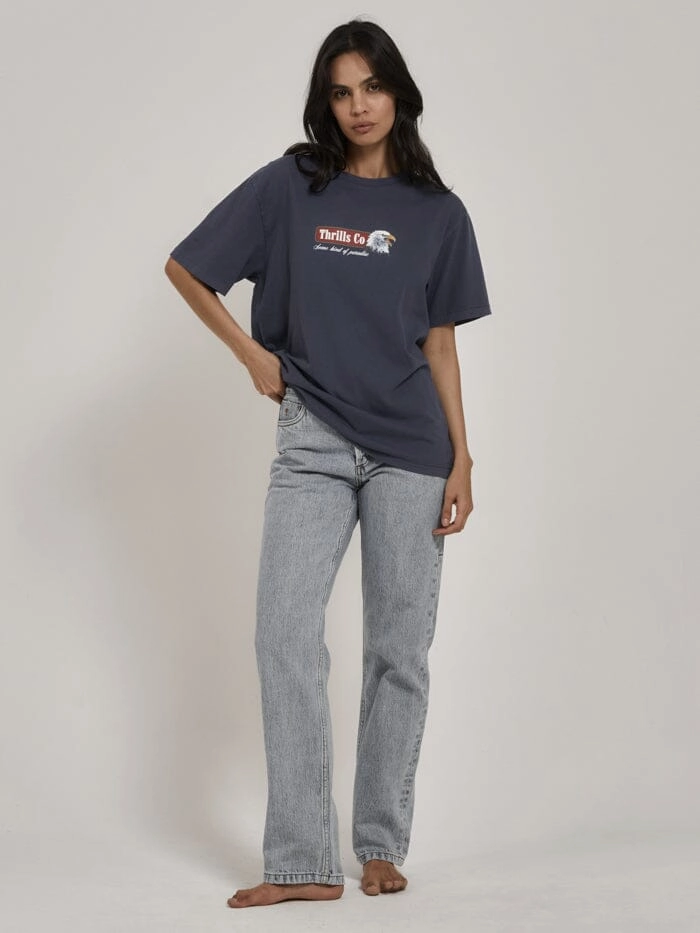 Heavy Strength Merch Fit Tee - Vintage Navy