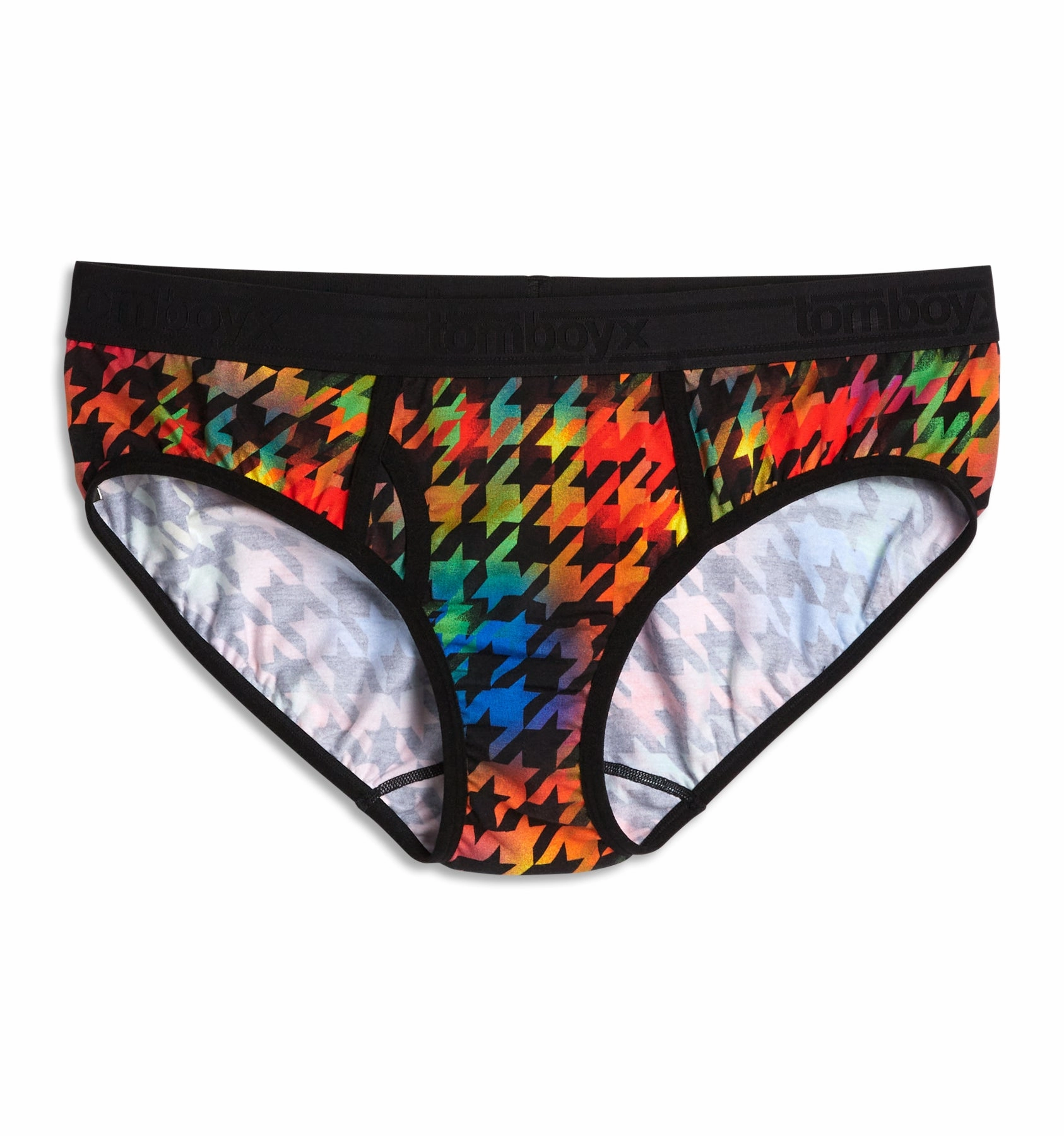 Iconic Briefs - Rainbow Houndstooth