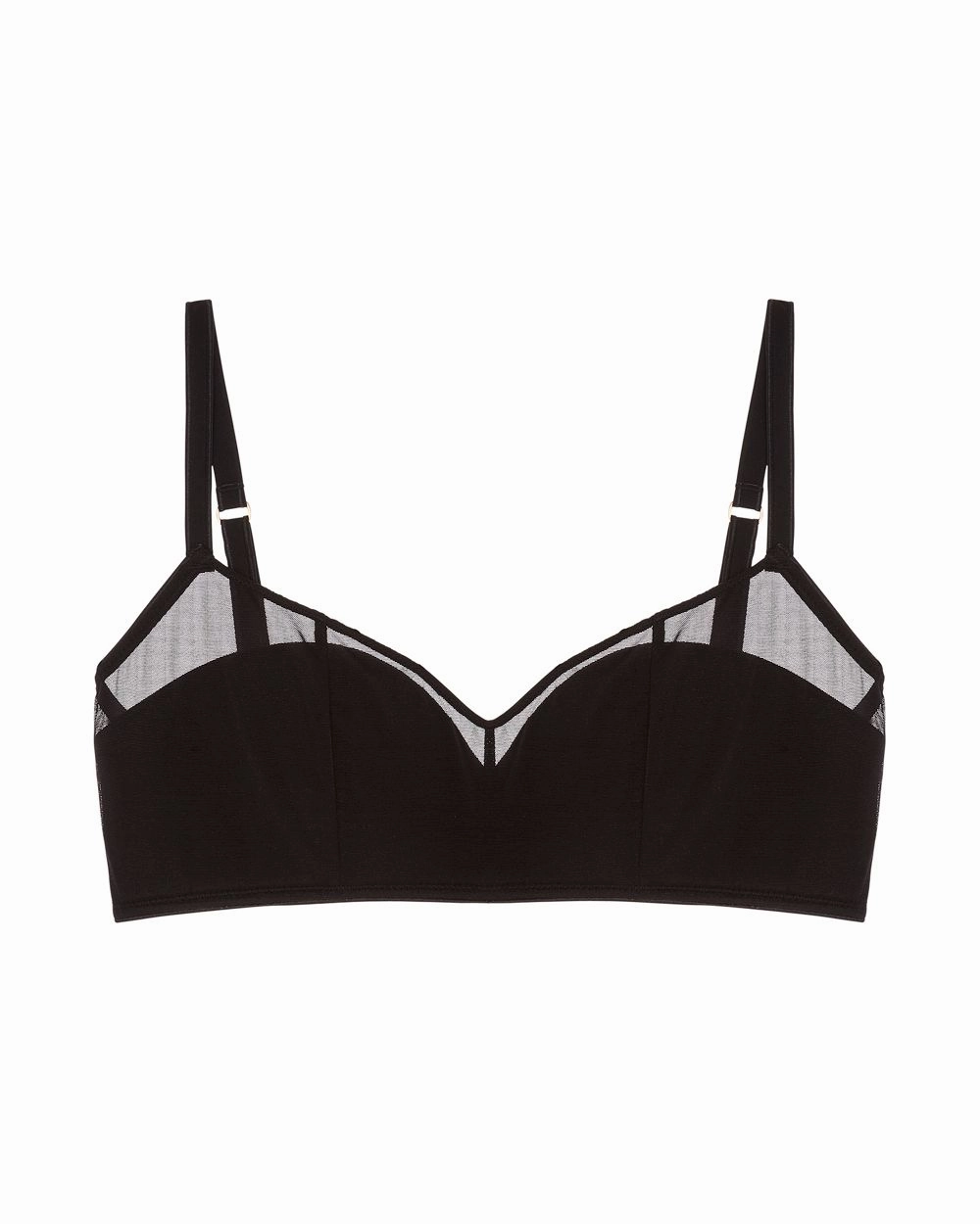 Jet Set Mesh Lightly Lined Bandeau Bra