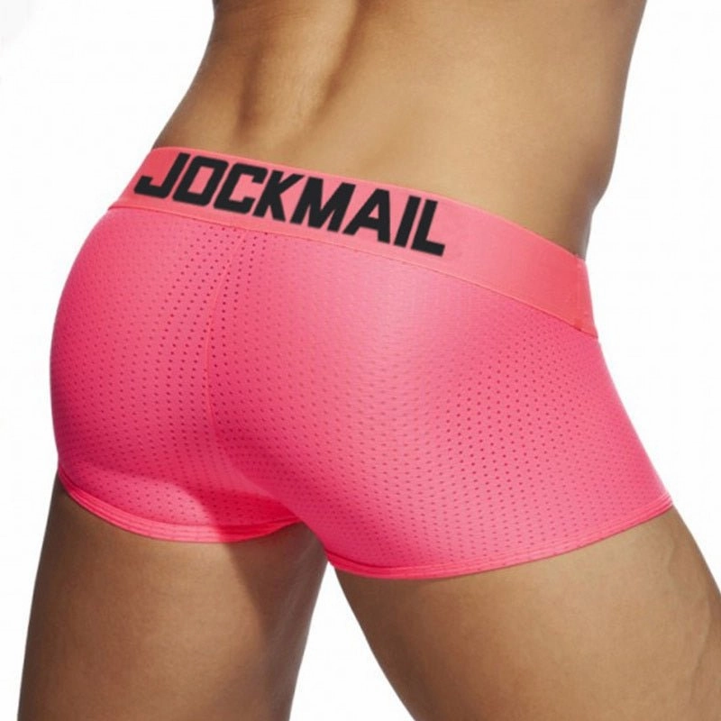 Jockmail Neon Mesh Boxer Briefs 4-Pack