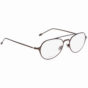 John Varvatos Men's Eyeglasses - Brown Metal Pilot Frame | JOHN VARVATOS V164 BRO 53