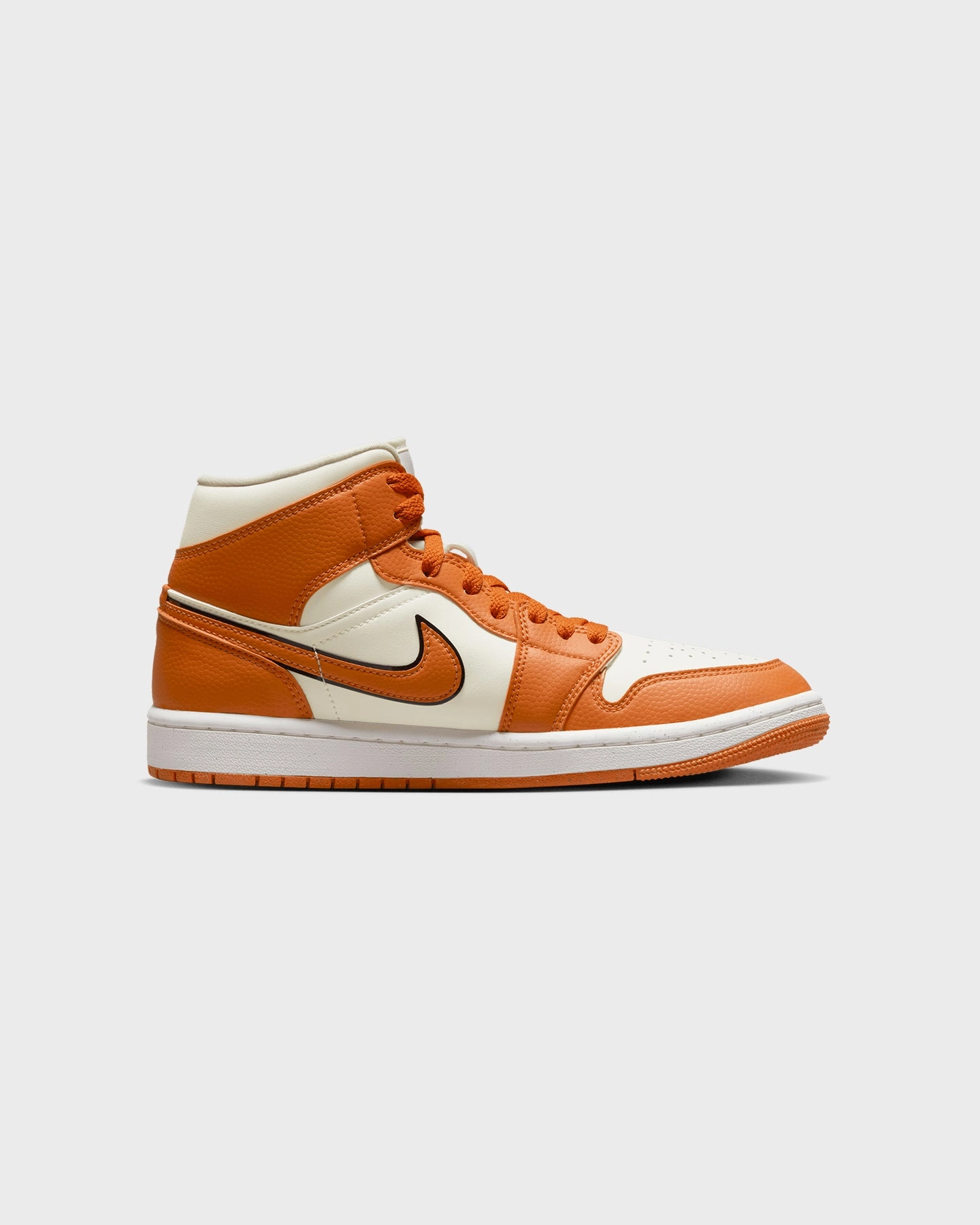 Jordan Women's Air Jordan 1 Mid SE Sport Spice Coconut Milk/Sport Spice-Black-Sail
