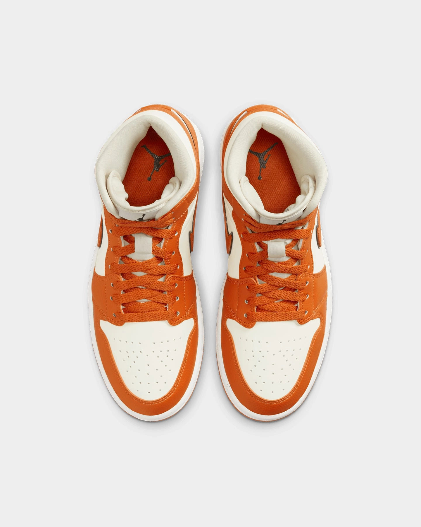 Jordan Women's Air Jordan 1 Mid SE Sport Spice Coconut Milk/Sport Spice-Black-Sail