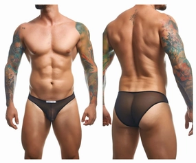 JUSTIN SIMON XSJ01 Classic Bikini Color Black Mesh